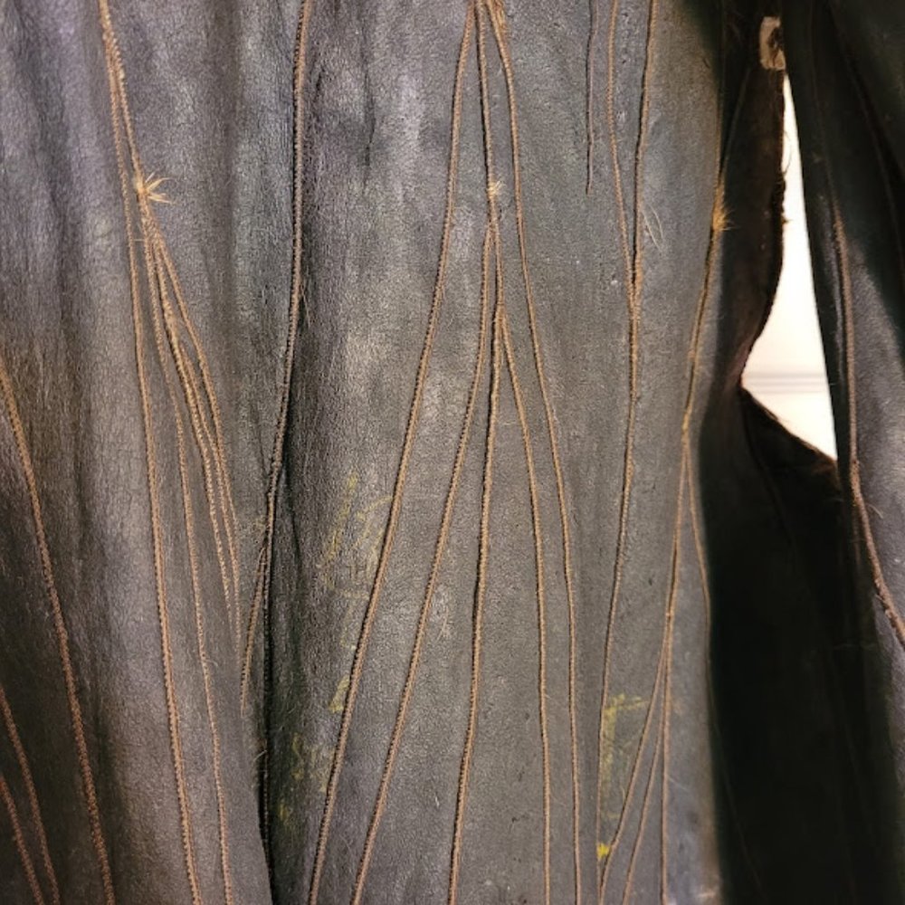 SOLD: Vintage Handmade Fur Vest Costume Renaissance Outlander Cottagecore Hunt - Picture 4 of 15